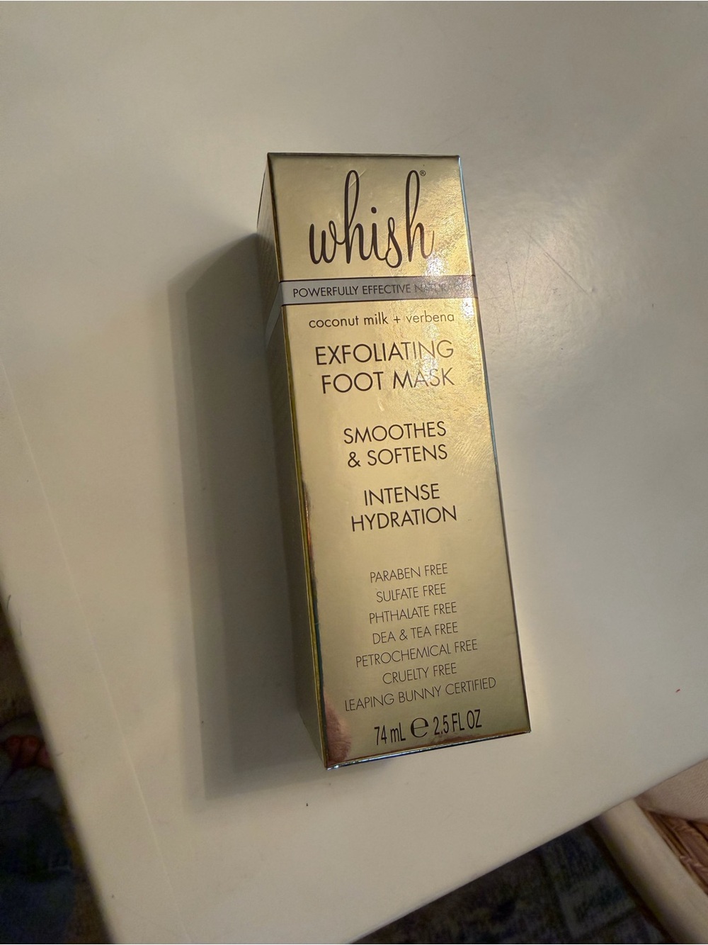 whish Exfoliating Foot Mask — NIB